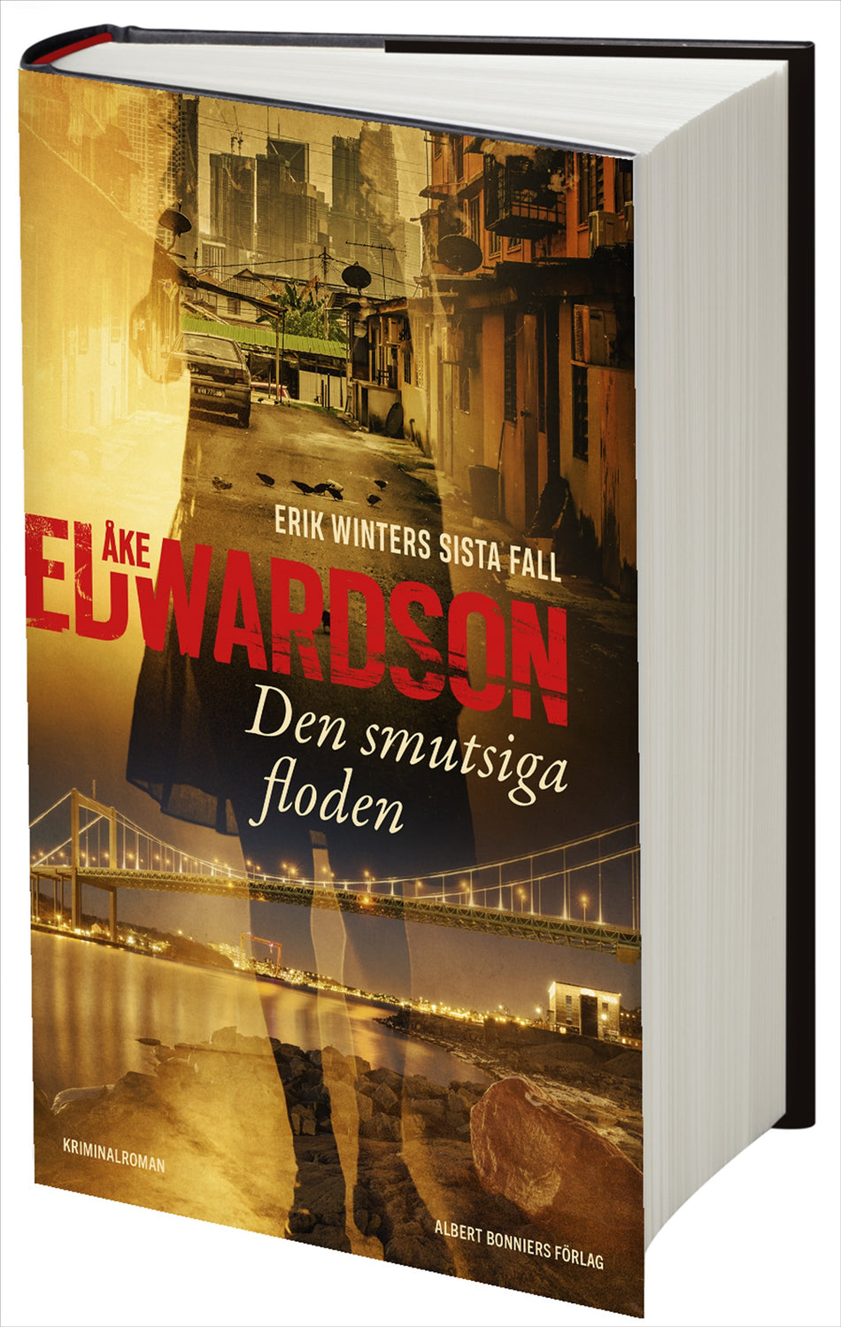 Valokuva kirjasta Åke Edwardson Den smutsiga floden, kuuluu tuoteryhmään Ruots kaunokirjat.