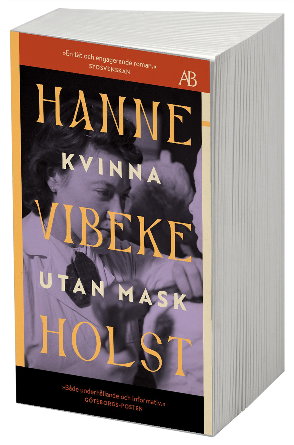 Valokuva kirjasta Hanne-Vibeke Holst Kvinna utan mask, kuuluu tuoteryhmään Ruots kaunokirjat.