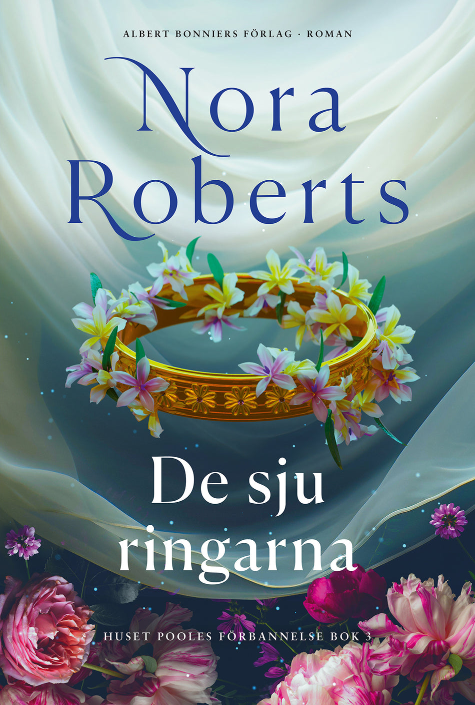 Valokuva kirjasta Nora Roberts De sju ringarna, kuuluu tuoteryhmään Ruots kaunokirjat.
