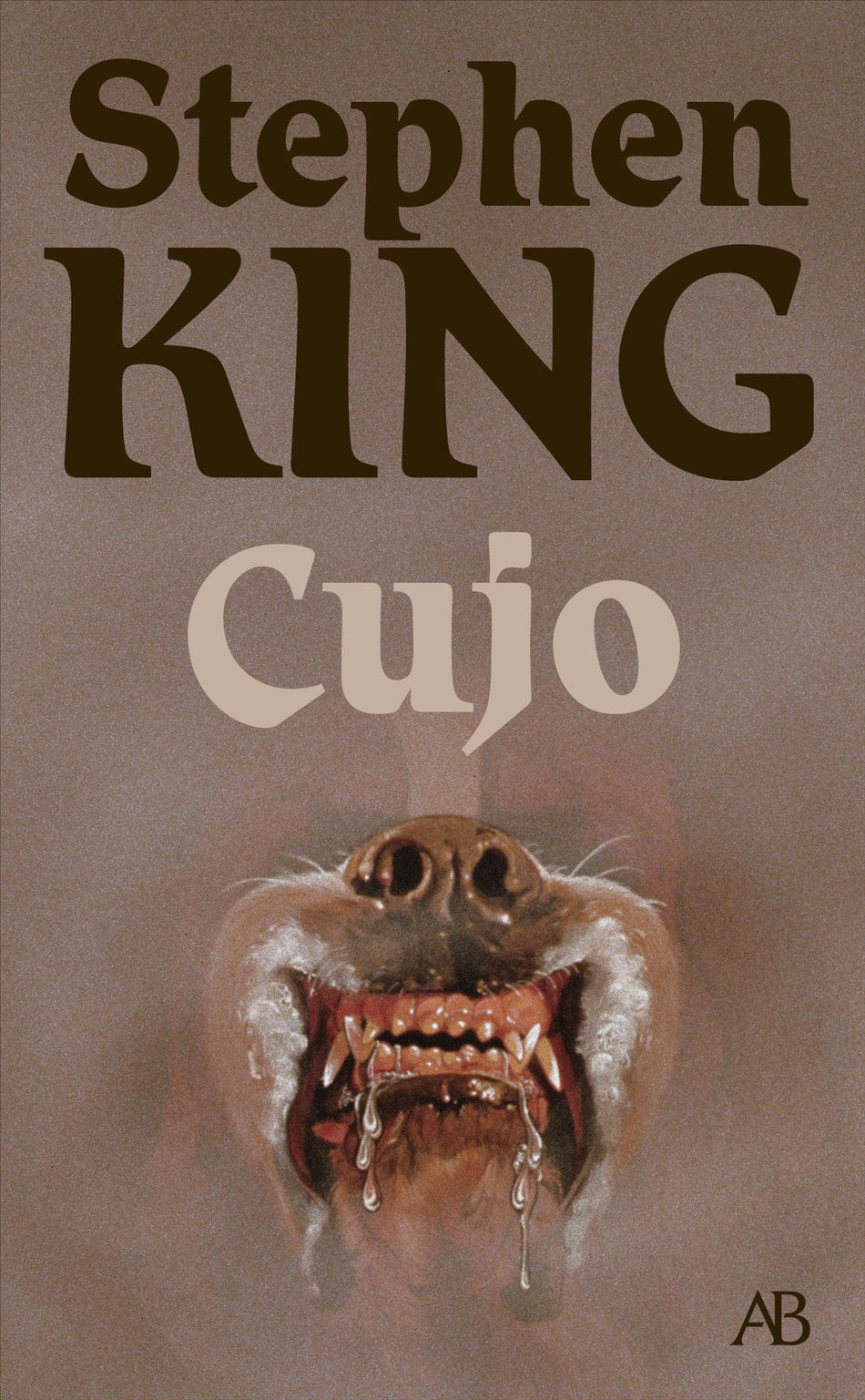 Valokuva kirjasta Stephen King Cujo, kuuluu tuoteryhmään Ruots kaunokirjat.