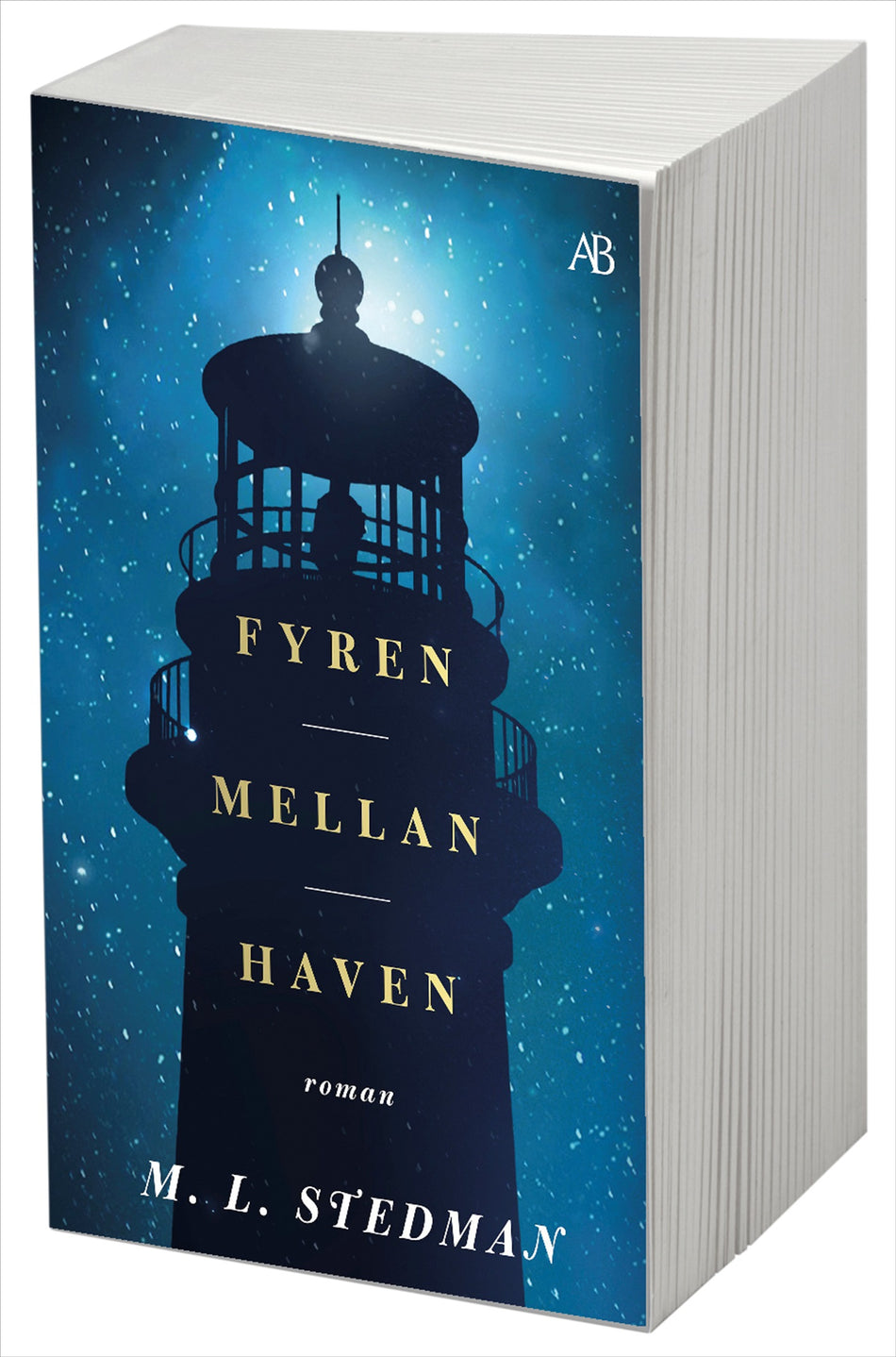 Valokuva kirjasta M. L. Stedman Fyren mellan haven, kuuluu tuoteryhmään Ruots kaunokirjat.