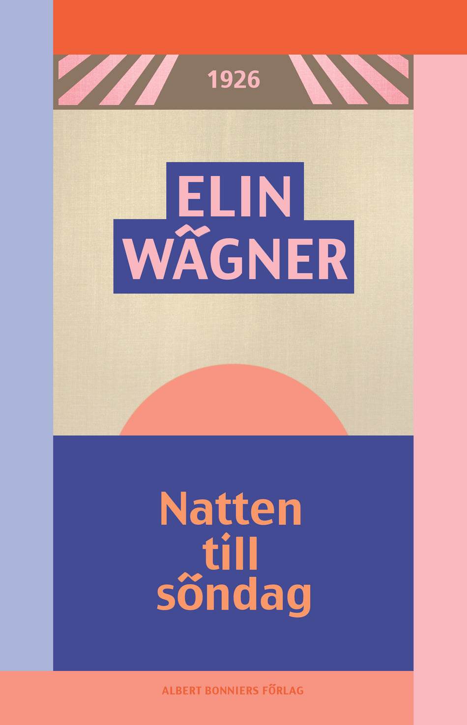 Valokuva kirjasta Elin Wägner Natten till söndag, kuuluu tuoteryhmään Ruots kaunokirjat.