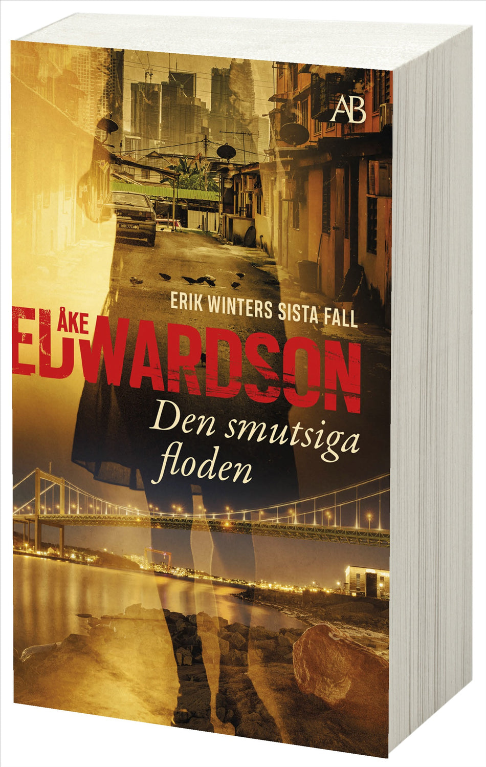 Valokuva kirjasta Åke Edwardson Den smutsiga floden, kuuluu tuoteryhmään Ruots kaunokirjat.