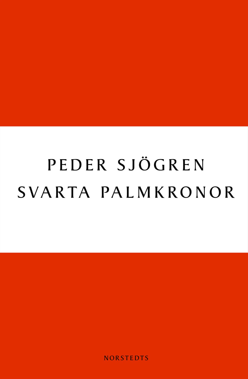 Valokuva kirjasta Peder Sjögren Svarta palmkronor, kuuluu tuoteryhmään Ruots kaunokirjat.