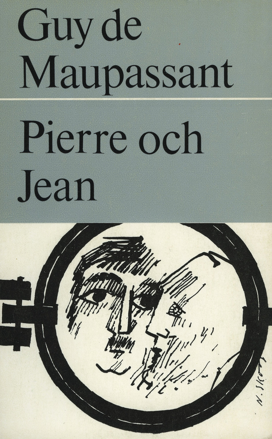 Valokuva kirjasta Guy de Maupassant Pierre och Jean, kuuluu tuoteryhmään Ruots kaunokirjat.