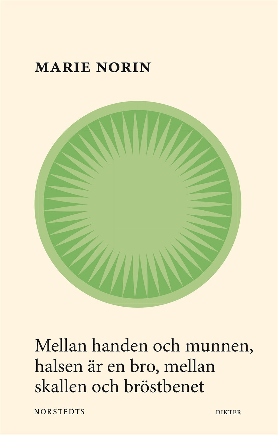 Valokuva kirjasta Marie Norin Mellan handen och munnen, halsen är en bro, mellan skallen och bröstbenet, kuuluu tuoteryhmään Ruots muu tieto.