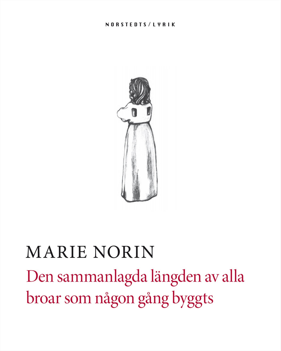 Valokuva kirjasta Marie Norin Den sammanlagda längden av alla broar som någon gång byggts, kuuluu tuoteryhmään Ruots muu tieto.