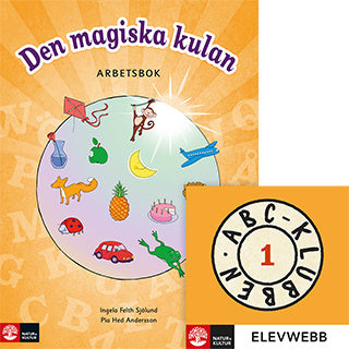 Valokuva kirjasta Ingela Felth Sjölund / Pia Hed Andersson ABC-klubben åk 1 Den magiska kulan Arbetsbok, kuuluu tuoteryhmään Ruots lapset nuoret ja sarjakuvat.