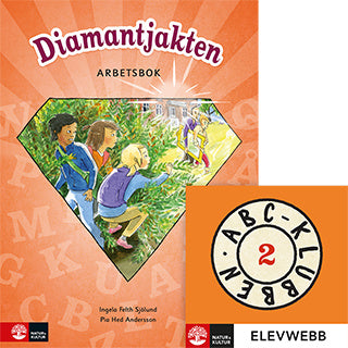 Valokuva kirjasta Ingela Felth Sjölund / Pia Hed Andersson ABC-klubben åk 2 Diamantjakten Arbetsbok, kuuluu tuoteryhmään Ruots lapset nuoret ja sarjakuvat.