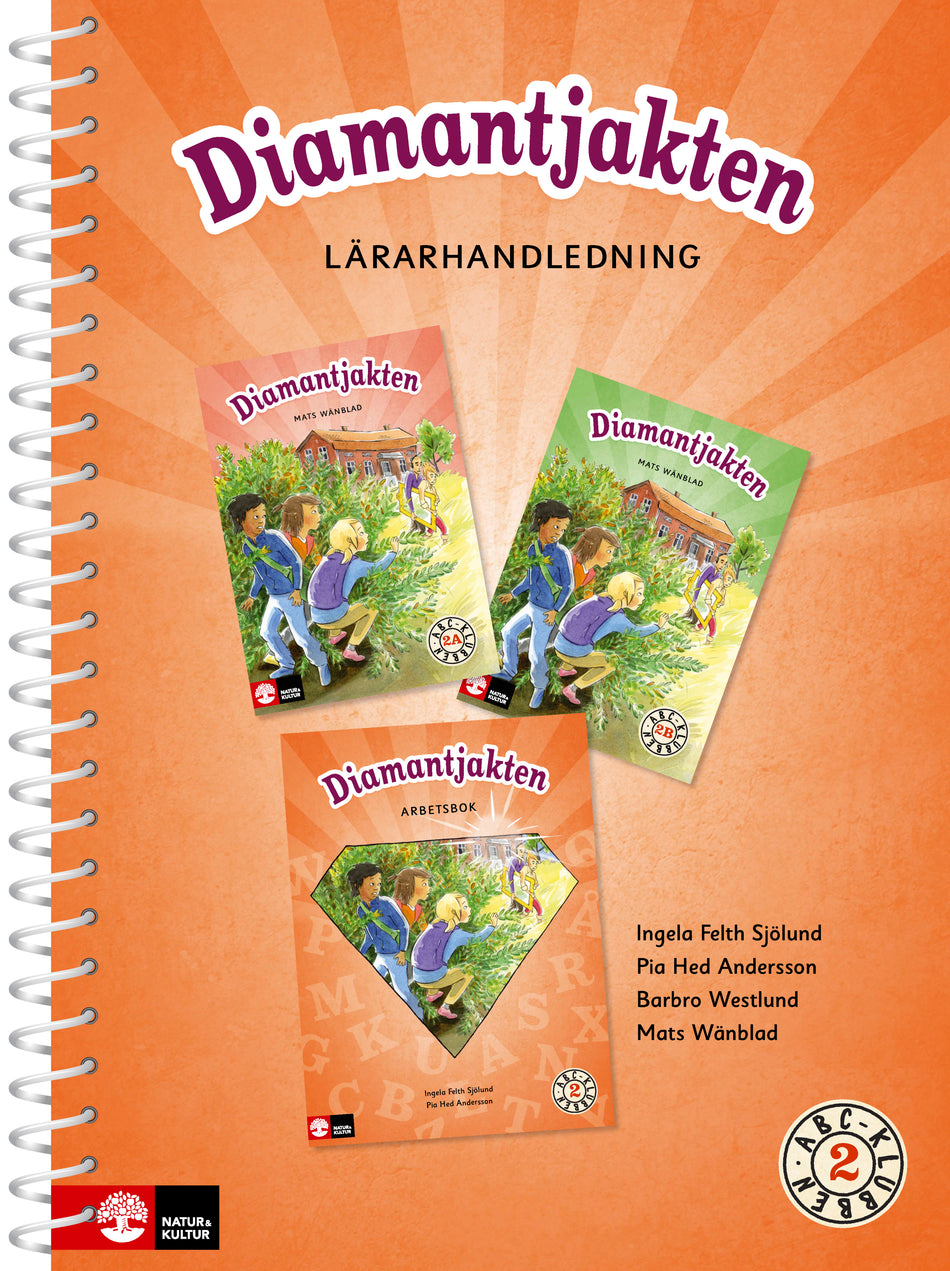 Valokuva kirjasta Ingela Felth Sjölund / Pia Hed Andersson / Mats Wänblad ABC-klubben åk 2 Diamantjakten Lärarhandledning, kuuluu tuoteryhmään Ruots muu tieto.