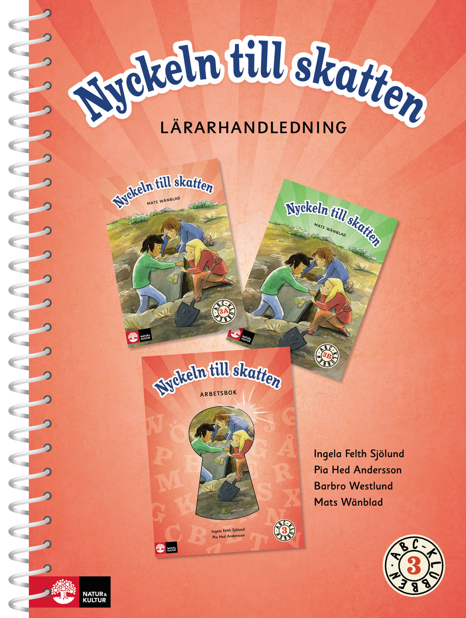 Valokuva kirjasta Ingela Felth Sjölund / Pia Hed Andersson / Barbro Westlund / Mats Wänblad ABC-klubben åk 3 Nyckeln till skatten Lärarhandledning, kuuluu tuoteryhmään Ruots lapset nuoret ja sarjakuvat.