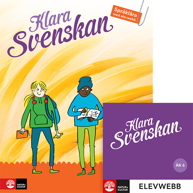 Valokuva kirjasta Michaela Eriksson / Pär Sahlin Klara svenskan Åk 6 Elevbok Språklära, kuuluu tuoteryhmään Ruots lapset nuoret ja sarjakuvat.