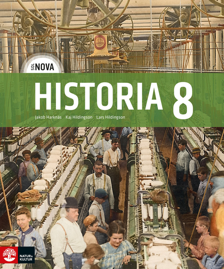 Valokuva kirjasta Jakob Harknäs / Kaj Hildingson / Lars Hildingson SOL NOVA Historia 8, kuuluu tuoteryhmään Ruots lapset nuoret ja sarjakuvat.