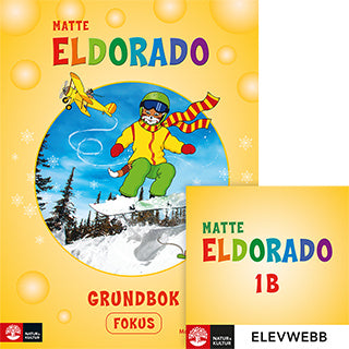 Valokuva kirjasta Ingrid Olsson / Margareta Forsbäck Eldorado matte 1B Grundbok Fokus, andra upplagan, kuuluu tuoteryhmään Ruots lapset nuoret ja sarjakuvat.