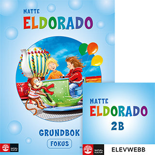 Valokuva kirjasta Ingrid Olsson / Margareta Forsbäck Eldorado matte 2B Grundbok Fokus, andra upplagan, kuuluu tuoteryhmään Ruots lapset nuoret ja sarjakuvat.
