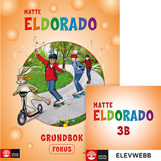 Valokuva kirjasta Ingrid Olsson / Margareta Forsbäck Eldorado matte 3B Grundbok fokus, andra upplagan, kuuluu tuoteryhmään Ruots lapset nuoret ja sarjakuvat.