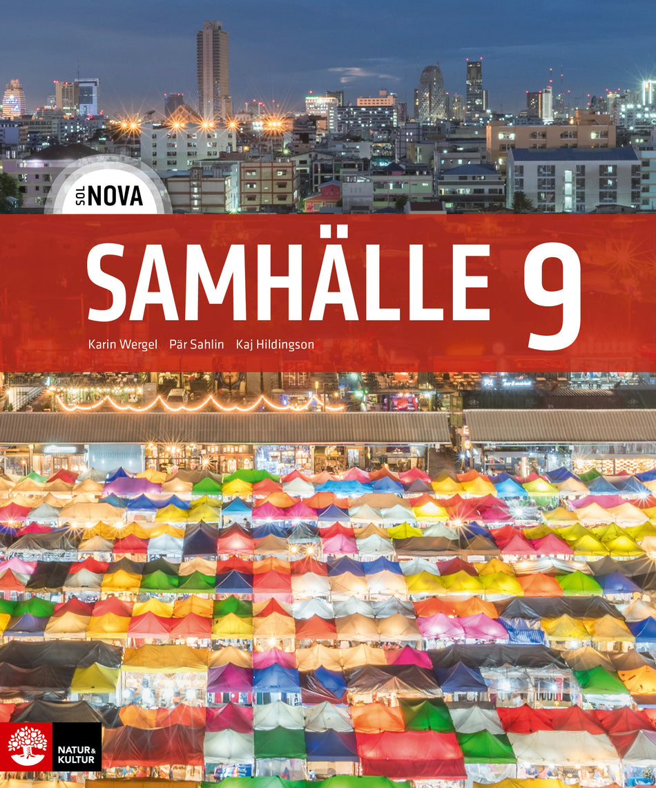 Valokuva kirjasta Karin Wergel / Pär Sahlin / Kaj Hildingson SOL NOVA Samhälle 9, kuuluu tuoteryhmään Ruots lapset nuoret ja sarjakuvat.