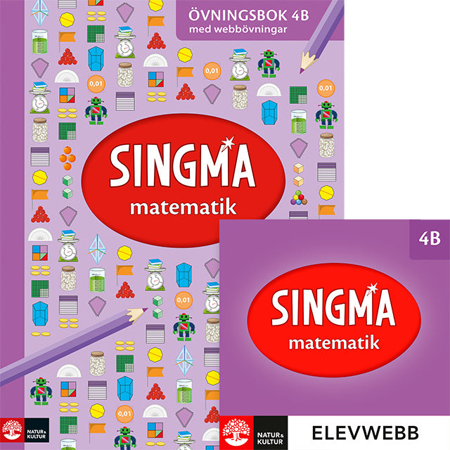 Valokuva kirjasta Ban Har Dr Yeap / Pia Agardh / Josefine Rejler Singma matematik 4B Övningsbok med elevwebb, kuuluu tuoteryhmään Ruots lapset nuoret ja sarjakuvat.