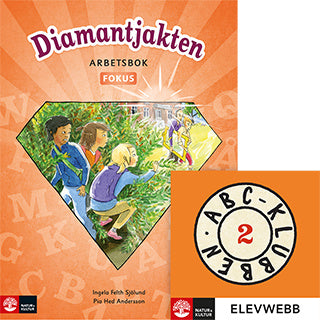 Valokuva kirjasta Ingela Felth Sjölund / Pia Hed Andersson ABC-klubben åk 2 Diamantjakten Arbetsbok Fokus med elevwebb, kuuluu tuoteryhmään Ruots lapset nuoret ja sarjakuvat.