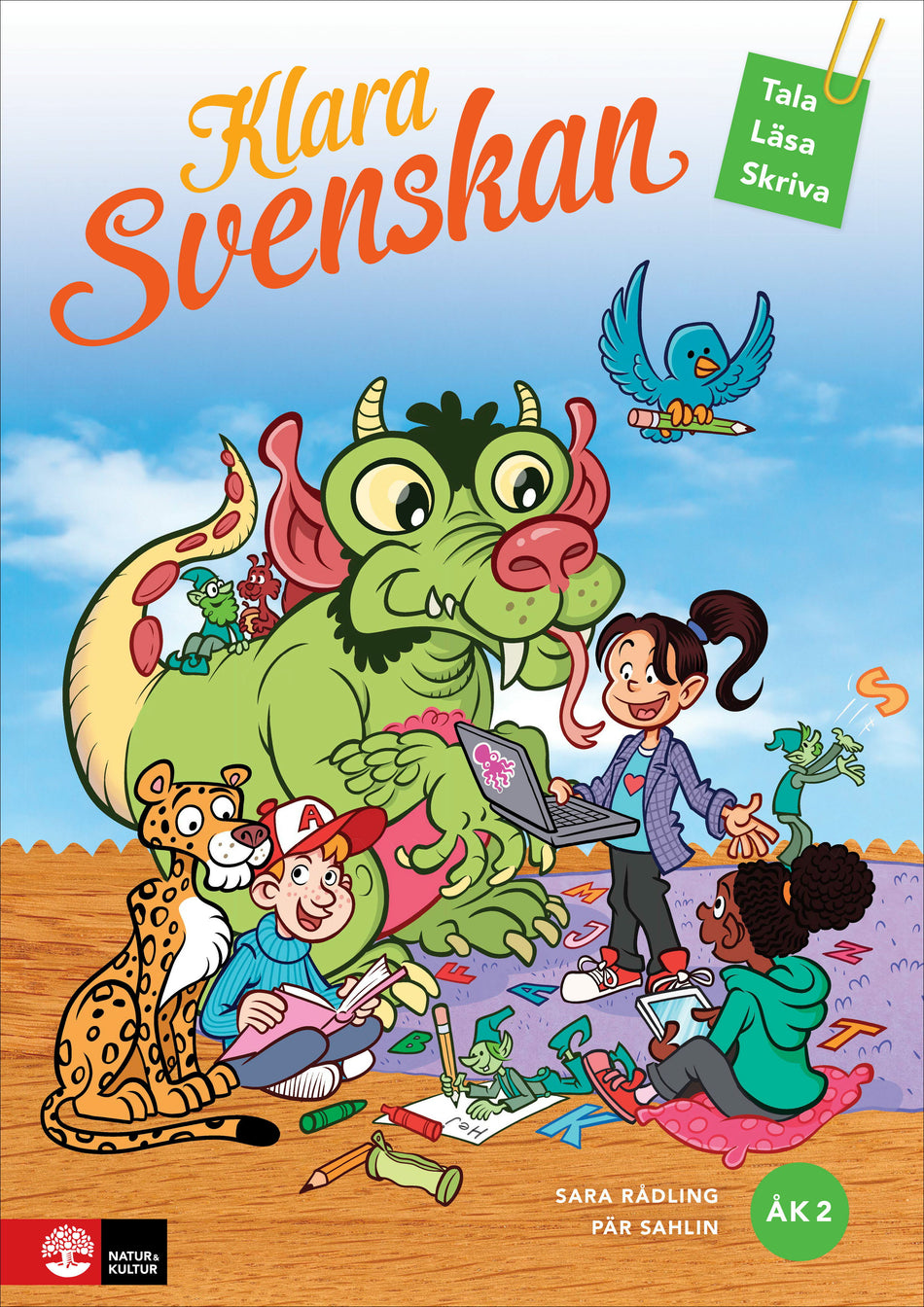 Valokuva kirjasta Sara Rådling / Pär Sahlin Klara svenskan åk 2 Elevbok Tala, läsa, skriva, kuuluu tuoteryhmään Ruots lapset nuoret ja sarjakuvat.