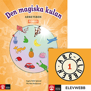 Valokuva kirjasta Ingela Felth Sjölund / Pia Hed Andersson ABC-klubben åk 1 Den magiska kulan Arbetsbok Fokus med elevwebb, kuuluu tuoteryhmään Ruots lapset nuoret ja sarjakuvat.