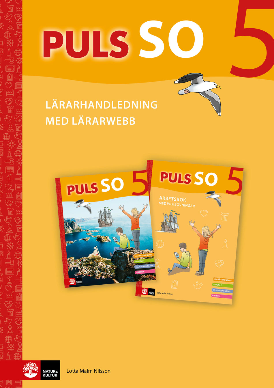 Valokuva kirjasta Lotta Malm Nilsson PULS SO åk 5 Lärarhandledning med lärarwebb, kuuluu tuoteryhmään Ruots lapset nuoret ja sarjakuvat.