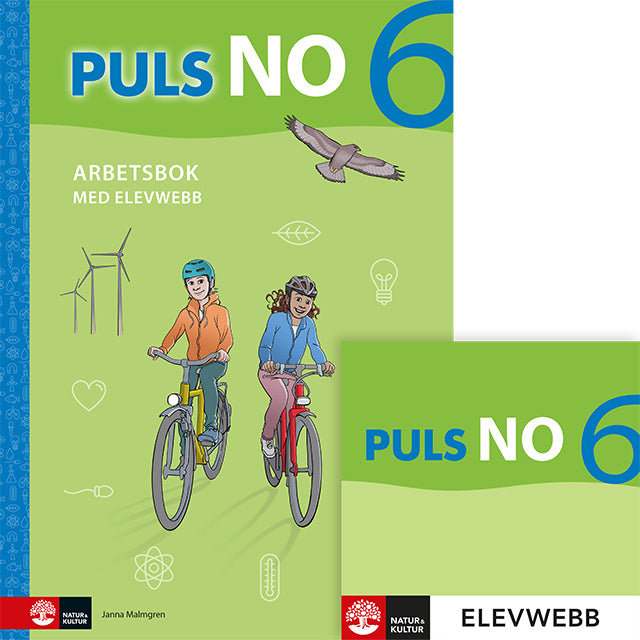 Valokuva kirjasta Janna Malmgren PULS NO åk 6 Arbetsbok med elevwebb, kuuluu tuoteryhmään Ruots lapset nuoret ja sarjakuvat.