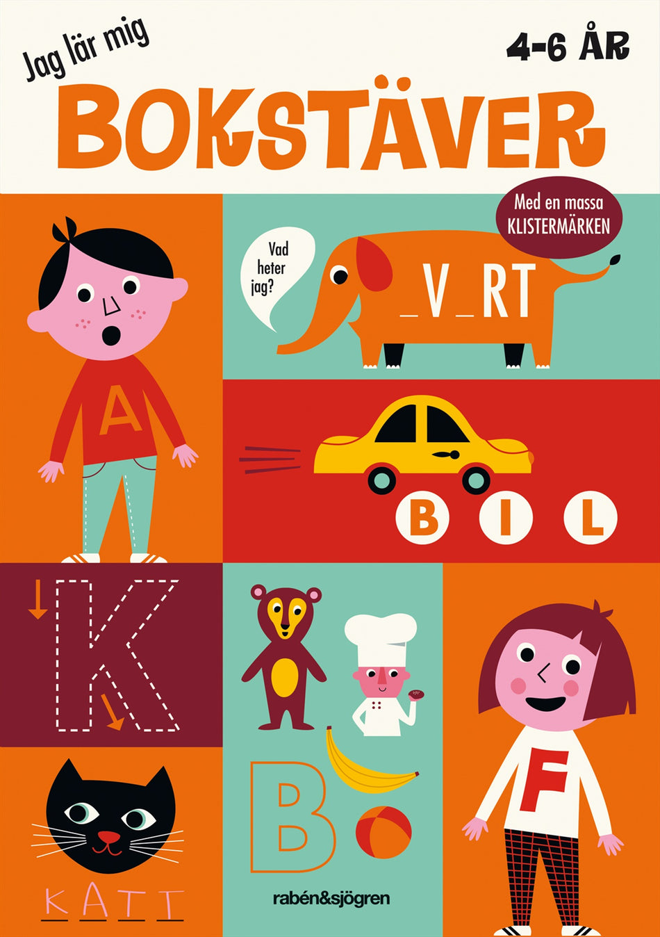 Valokuva kirjasta Ingela P Arrhenius Jag lär mig bokstäver, kuuluu tuoteryhmään Ruots lapset nuoret ja sarjakuvat.