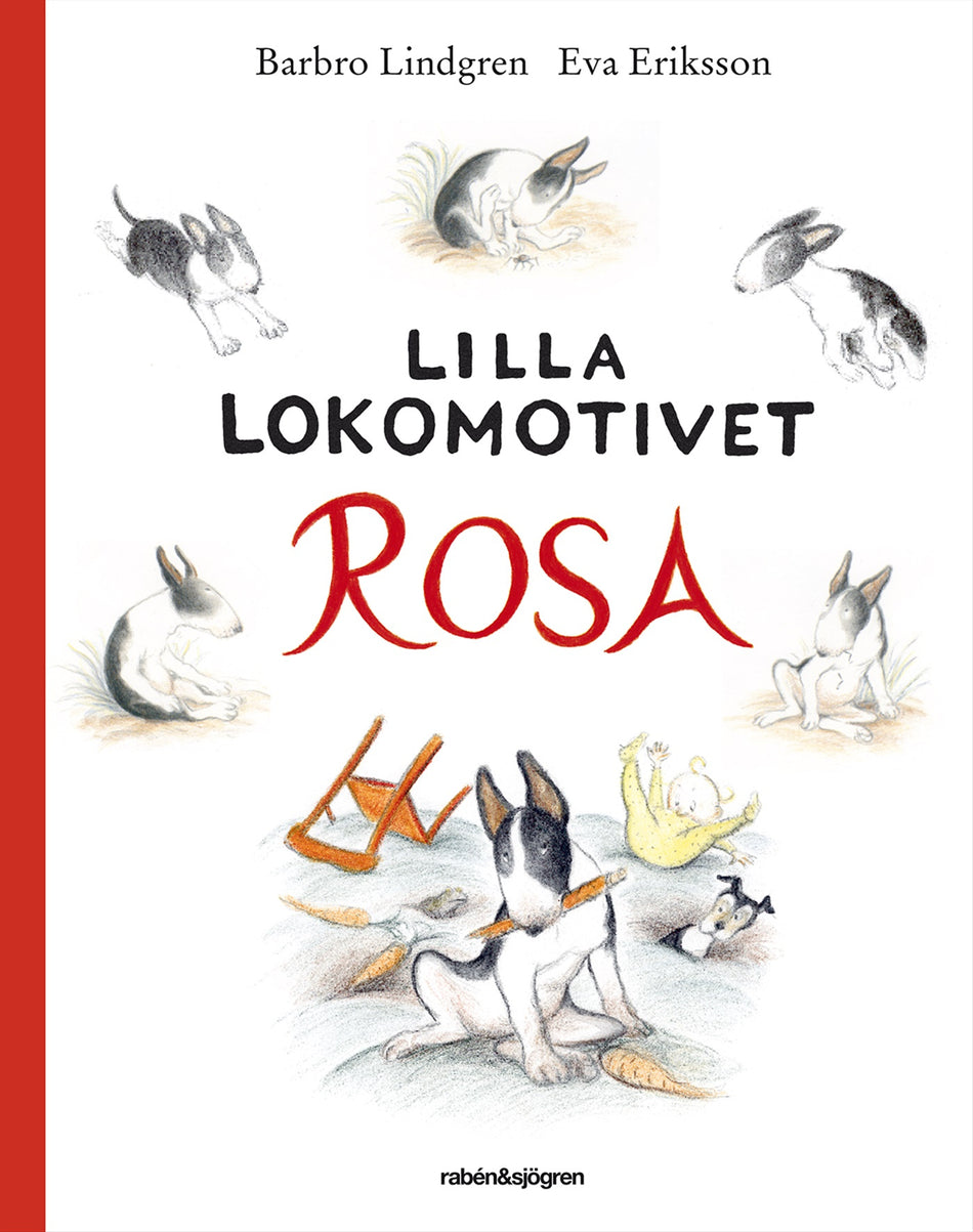 Valokuva kirjasta Barbro Lindgren Lilla lokomotivet Rosa, kuuluu tuoteryhmään Ruots lapset nuoret ja sarjakuvat.