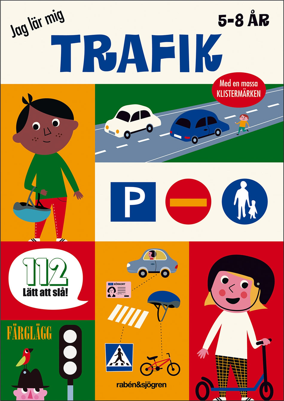 Valokuva kirjasta Ingela P Arrhenius Jag lär mig trafik, kuuluu tuoteryhmään Ruots lapset nuoret ja sarjakuvat.