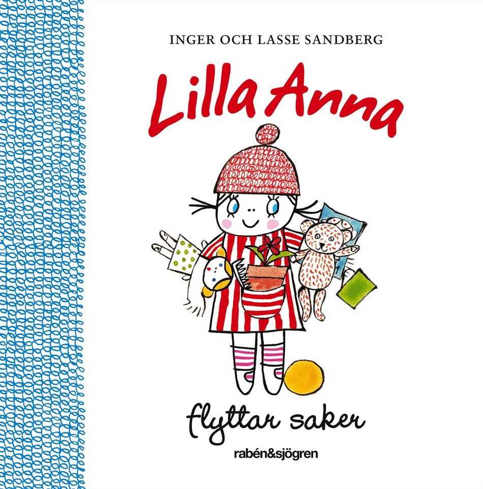 Valokuva kirjasta Inger Sandberg / Lasse Sandberg Lilla Anna flyttar saker, kuuluu tuoteryhmään Ruots lapset nuoret ja sarjakuvat.