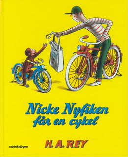 Nicke Nyfiken får en cykel