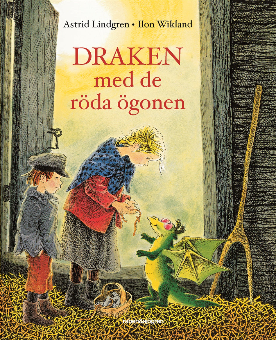 Valokuva kirjasta Astrid Lindgren Draken med de röda ögonen, kuuluu tuoteryhmään Ruots lapset nuoret ja sarjakuvat.