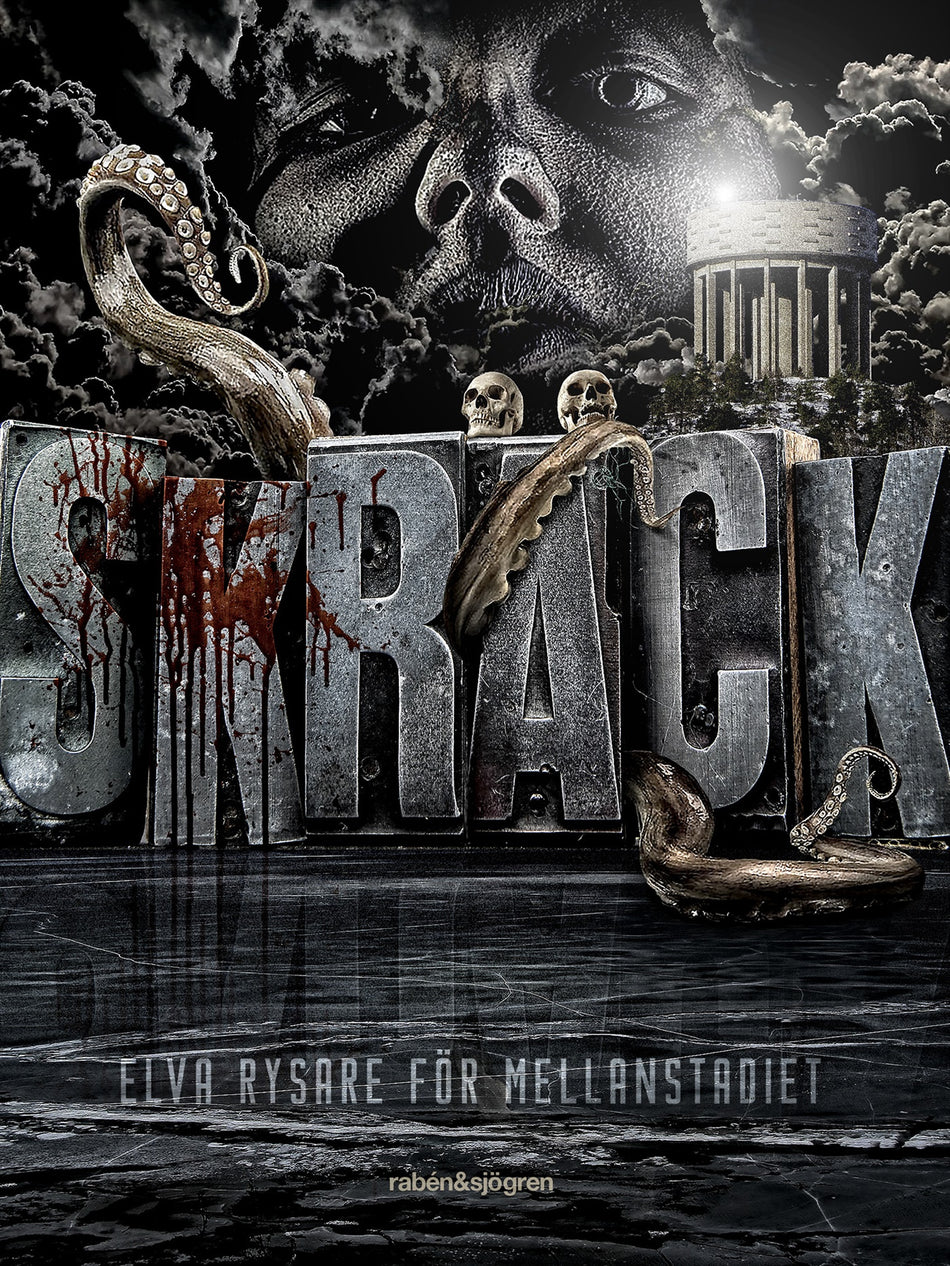 Valokuva kirjasta Ingelin Angerborn / Alex Haridi / Gustav Tegby / Moa Eriksson Sandberg / Petrus Dahlin / Petter Lidbeck / Siri Spont / Peter Arrhenius / Kerstin Lundberg Hahn / Johan Theorin / Rebecka Åhlund Skräck : elva rysare för mellanstadiet, kuuluu tuoteryhmään Ruots lapset nuoret ja sarjakuvat.