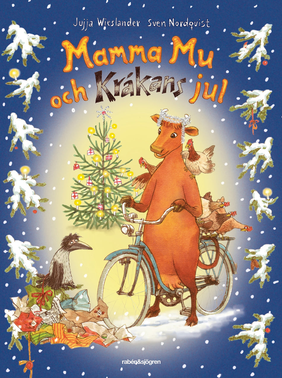 Valokuva kirjasta Jujja Wieslander / Sven Nordqvist Mamma Mu och Kråkans jul, kuuluu tuoteryhmään Ruots lapset nuoret ja sarjakuvat.