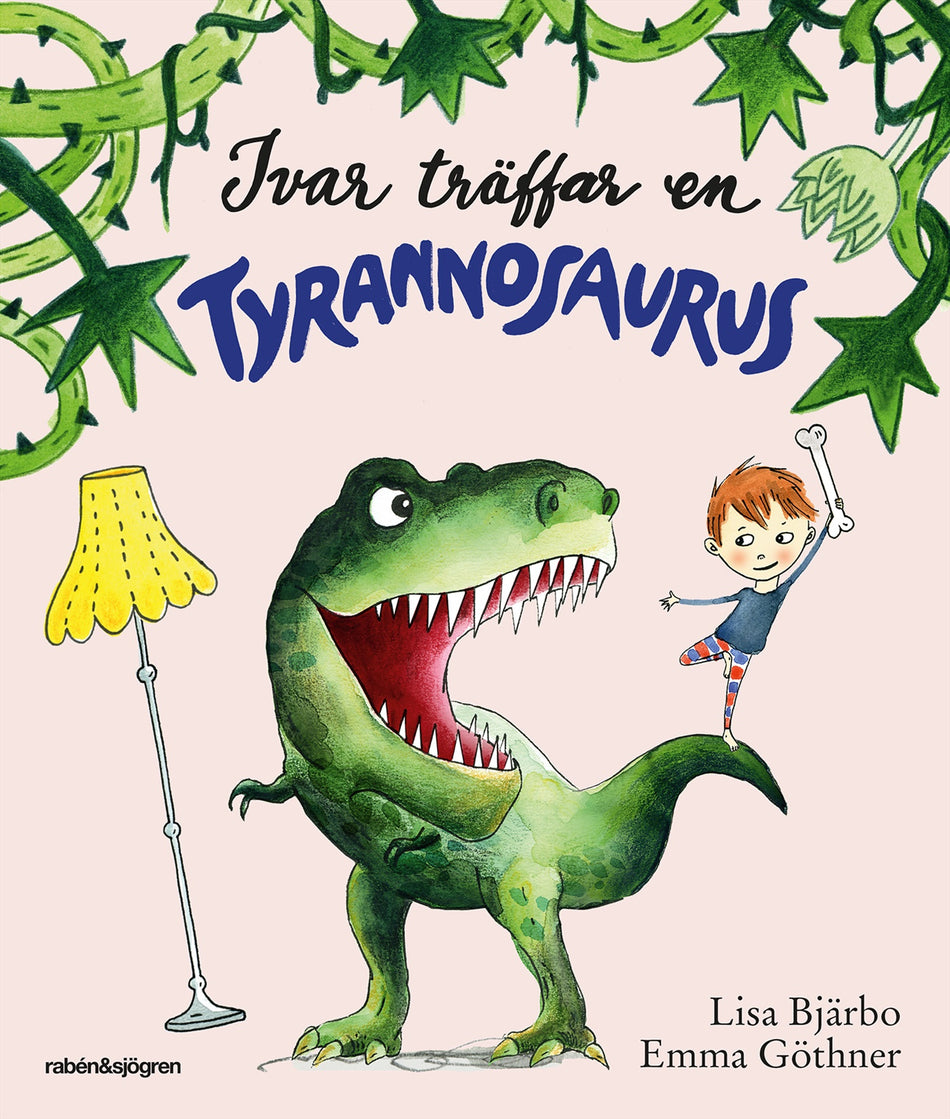 Valokuva kirjasta Lisa Bjärbo / Emma Göthner Ivar träffar en tyrannosaurus, kuuluu tuoteryhmään Ruots lapset nuoret ja sarjakuvat.