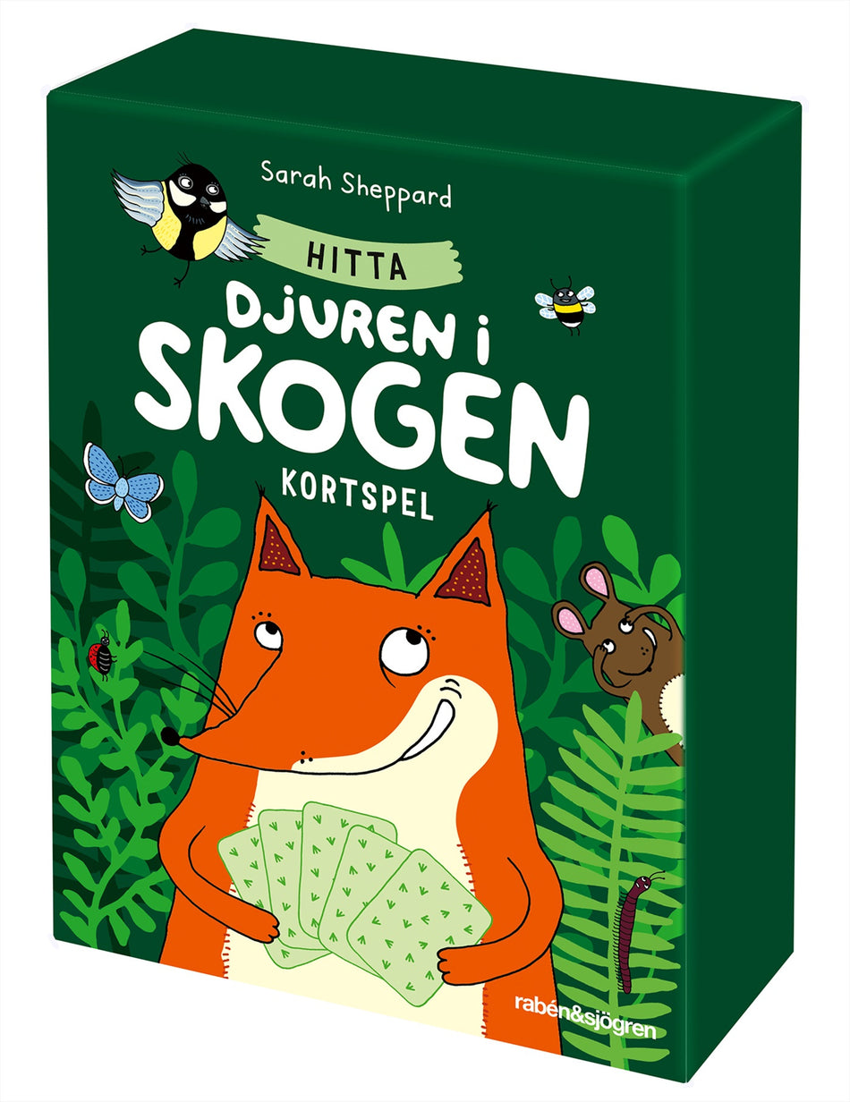 Valokuva kirjasta Sarah Sheppard Hitta djuren i skogen - kortspel, kuuluu tuoteryhmään Ruots lapset nuoret ja sarjakuvat.