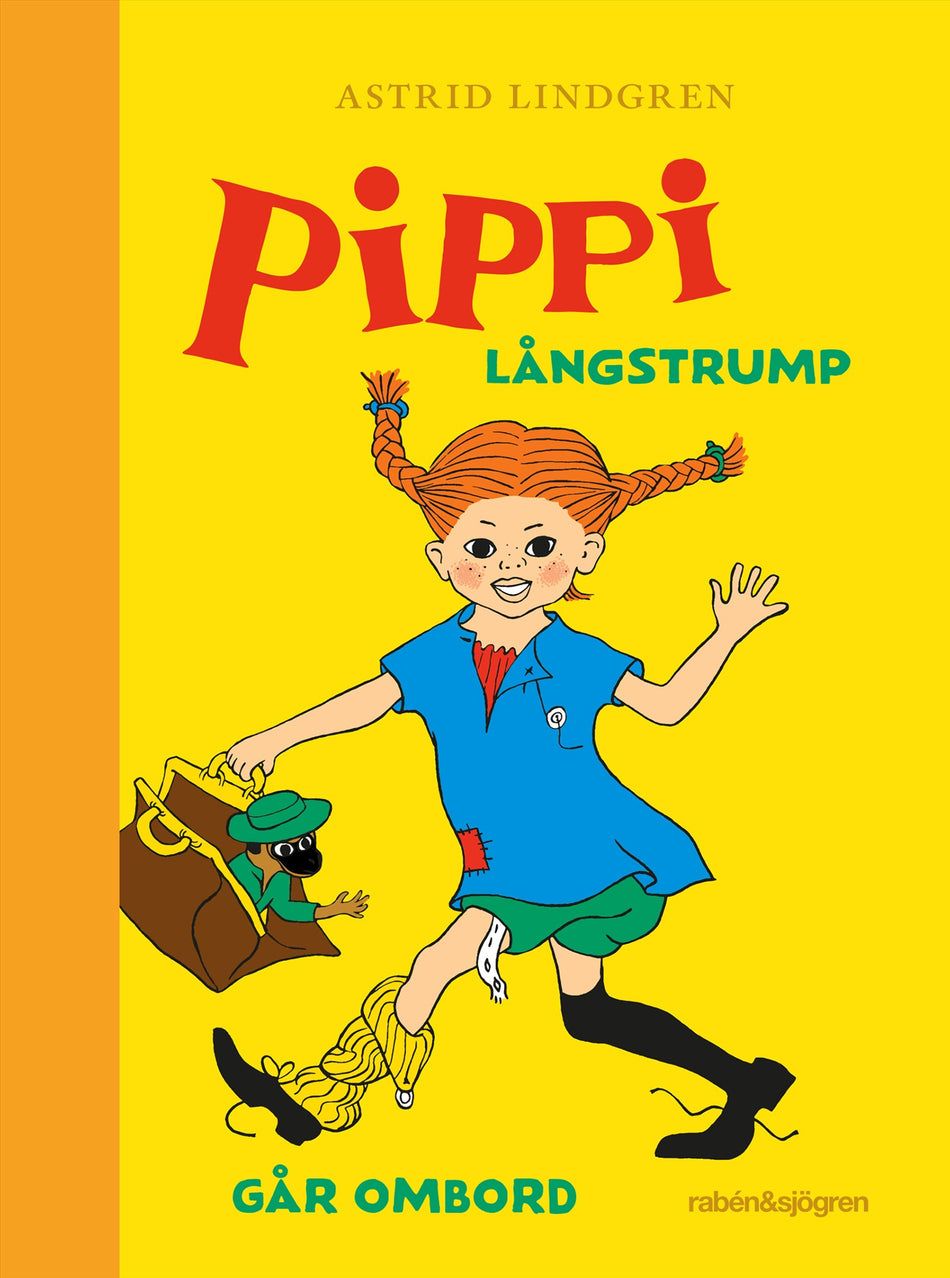 Valokuva kirjasta Astrid Lindgren Pippi Långstrump går ombord, kuuluu tuoteryhmään Ruots lapset nuoret ja sarjakuvat.