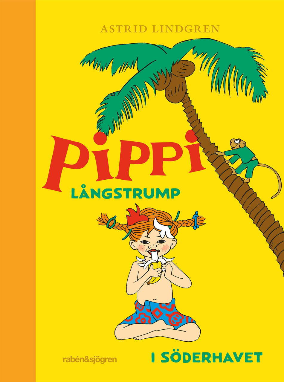 Valokuva kirjasta Astrid Lindgren Pippi Långstrump i Söderhavet, kuuluu tuoteryhmään Ruots lapset nuoret ja sarjakuvat.