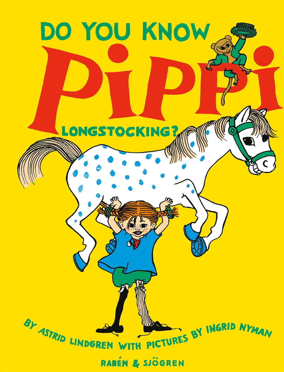 Valokuva kirjasta Astrid Lindgren Do You Know Pippi Longstocking?, kuuluu tuoteryhmään Ruots lapset nuoret ja sarjakuvat.
