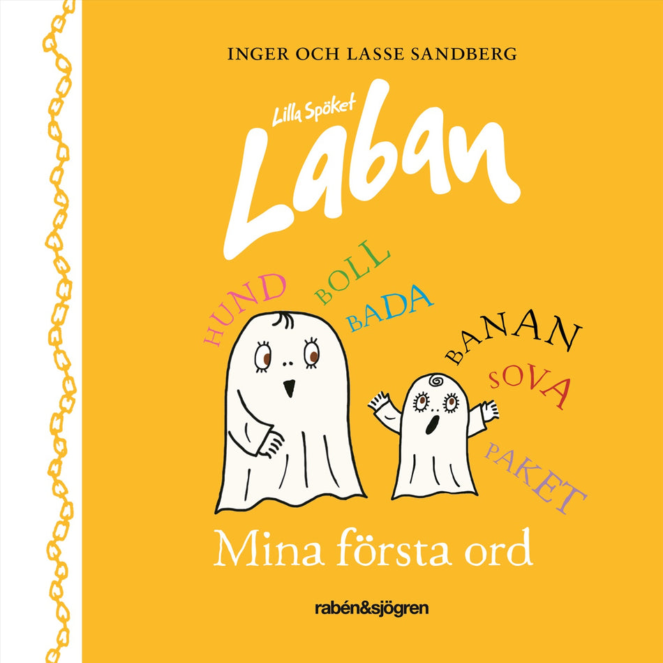 Valokuva kirjasta Inger Sandberg / Lasse Sandberg Mina första ord, kuuluu tuoteryhmään Ruots lapset nuoret ja sarjakuvat.