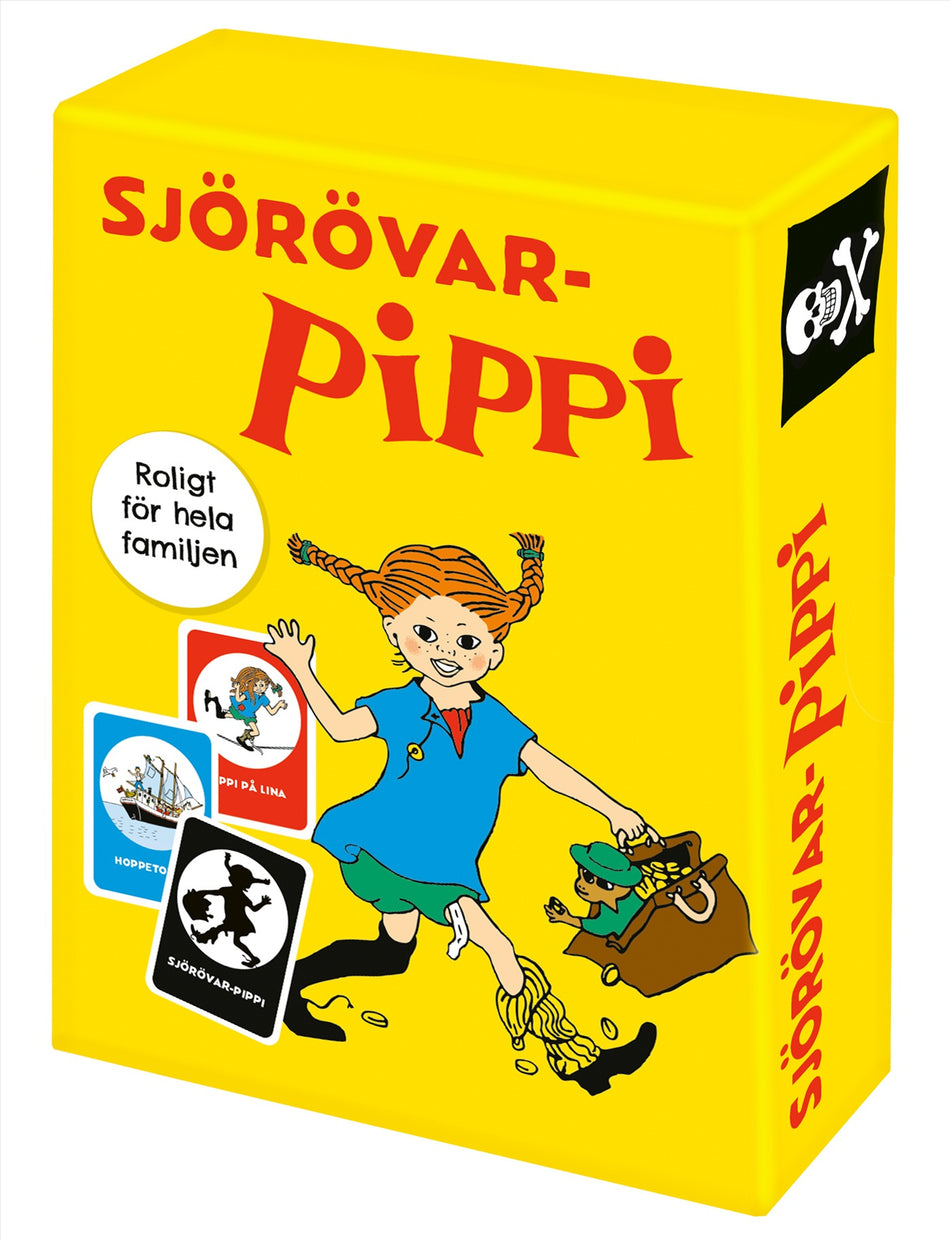 Valokuva kirjasta Astrid Lindgren Sjörövar-Pippi kortspel, kuuluu tuoteryhmään Ruots lapset nuoret ja sarjakuvat.