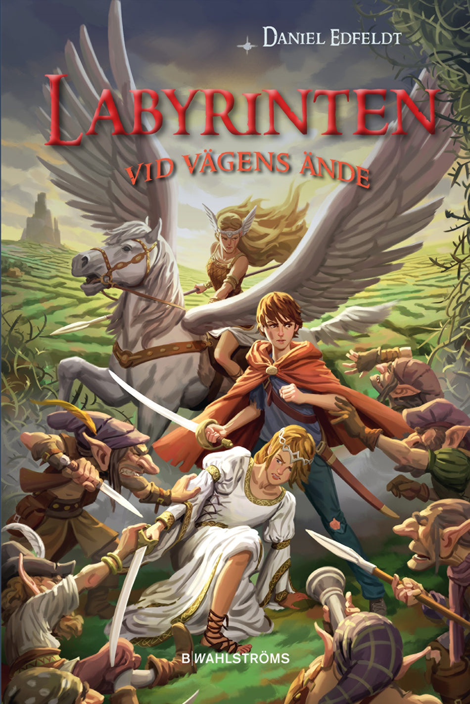 Valokuva kirjasta Daniel Edfeldt Labyrinten vid vägens ände, kuuluu tuoteryhmään Ruots lapset nuoret ja sarjakuvat.