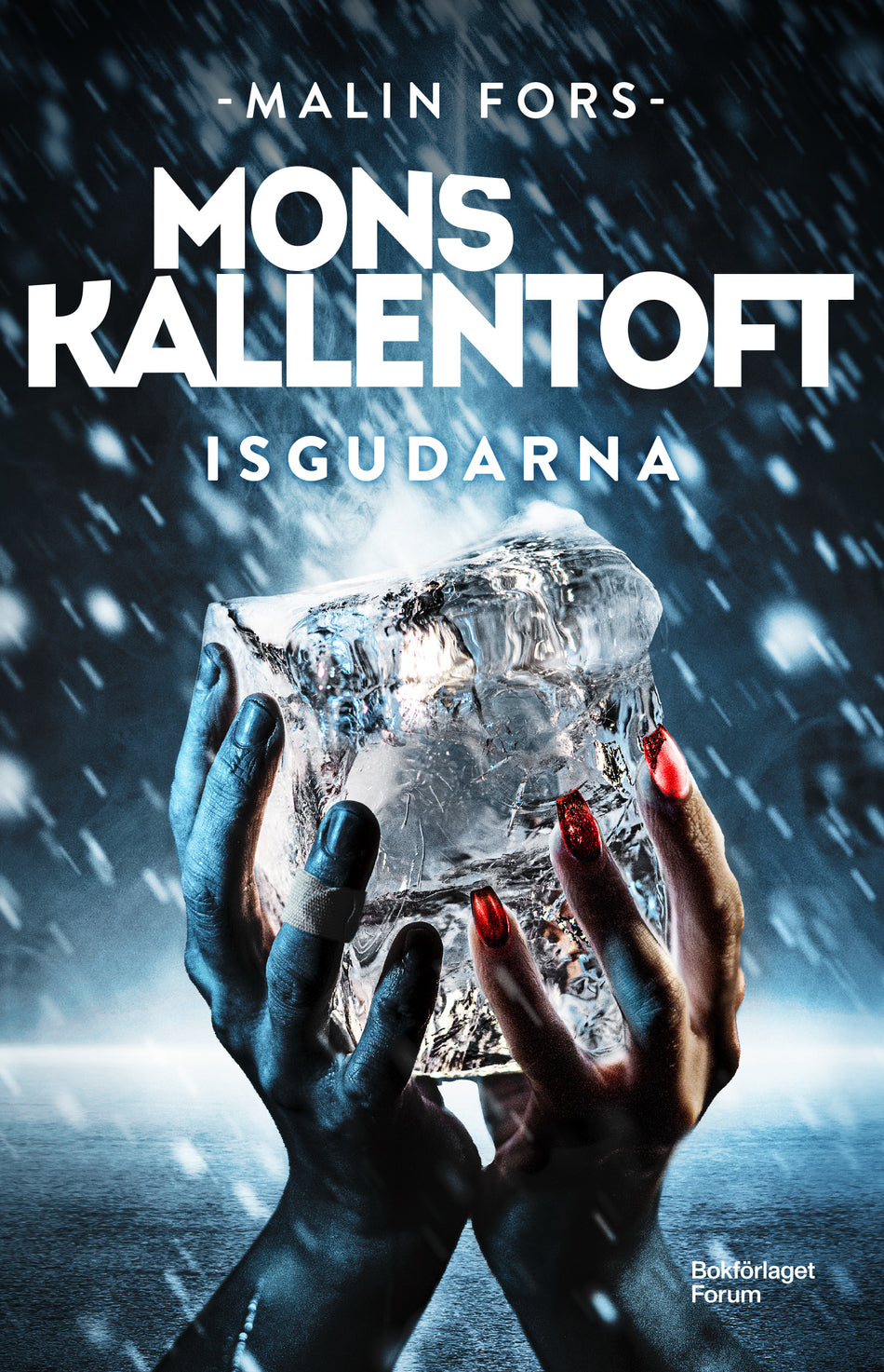 Valokuva kirjasta Mons Kallentoft Isgudarna, kuuluu tuoteryhmään Ruots kaunokirjat.