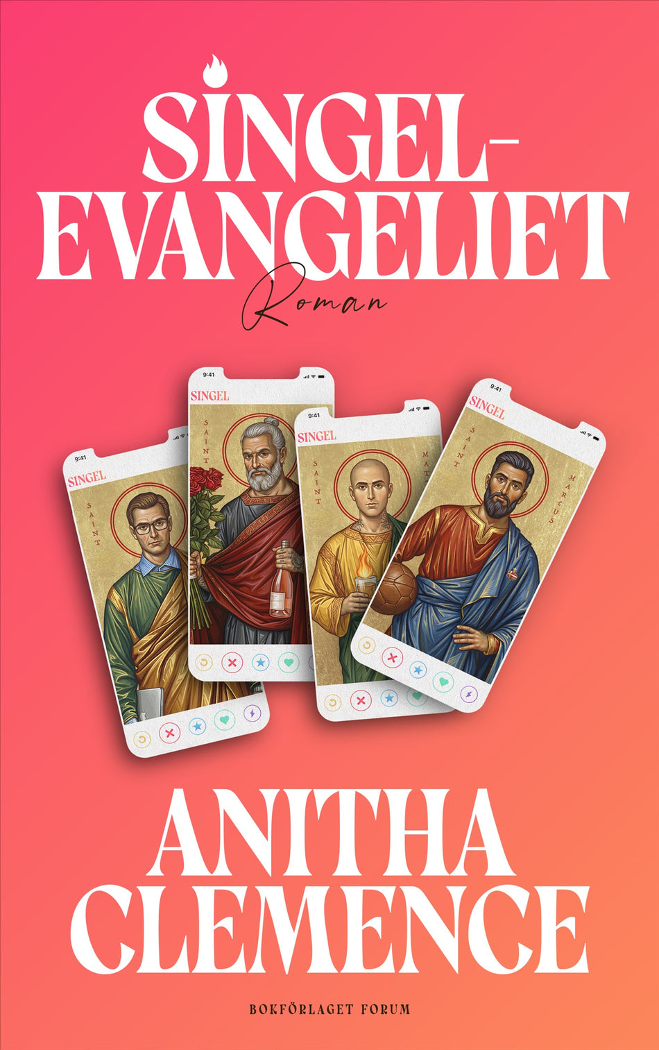 Valokuva kirjasta Anitha Clemence Singelevangeliet, kuuluu tuoteryhmään Ruots kaunokirjat.