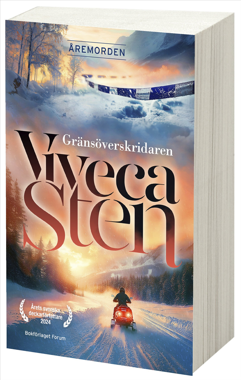 Valokuva kirjasta Viveca Sten Gränsöverskridaren, kuuluu tuoteryhmään Ruots kaunokirjat.