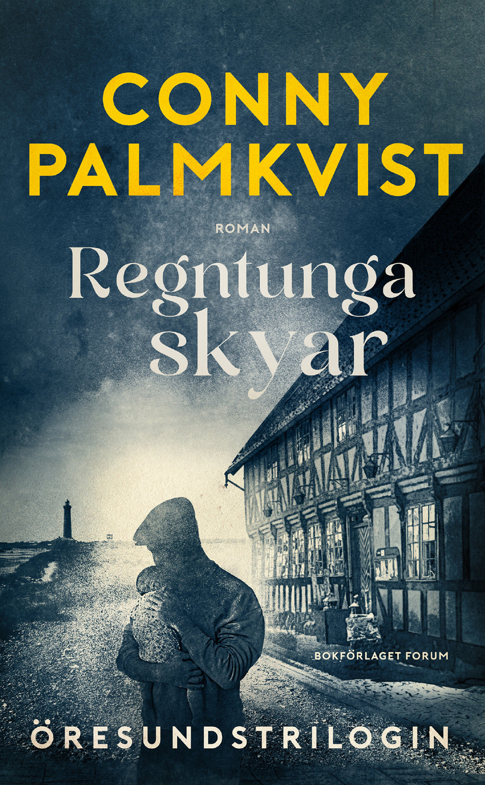 Valokuva kirjasta Conny Palmkvist Regntunga skyar, kuuluu tuoteryhmään Ruots kaunokirjat.