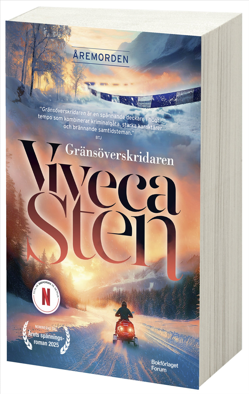 Valokuva kirjasta Viveca Sten Gränsöverskridaren, kuuluu tuoteryhmään Ruots kaunokirjat.