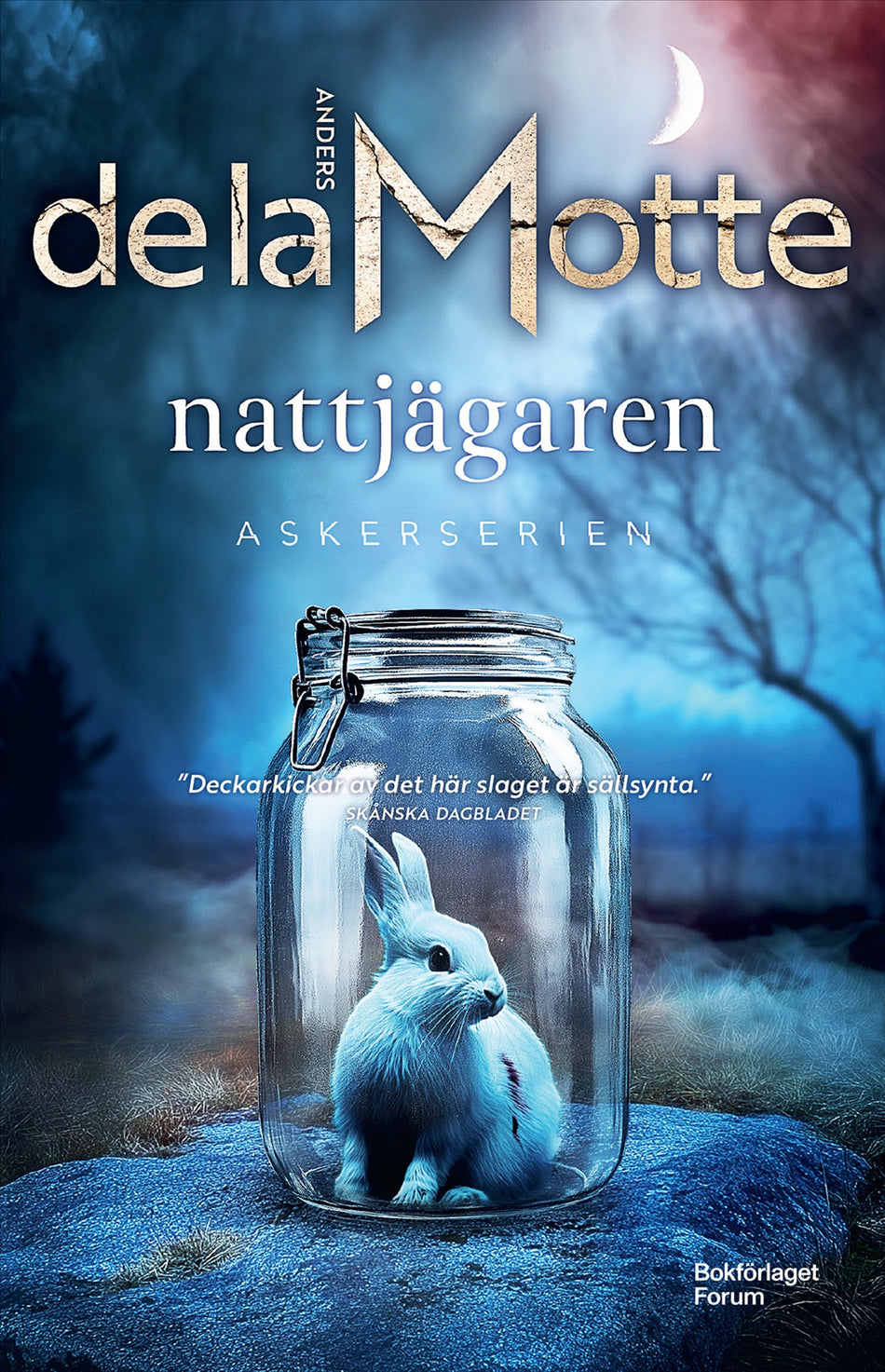 Valokuva kirjasta Anders de la Motte Nattjägaren, kuuluu tuoteryhmään Ruots kaunokirjat.