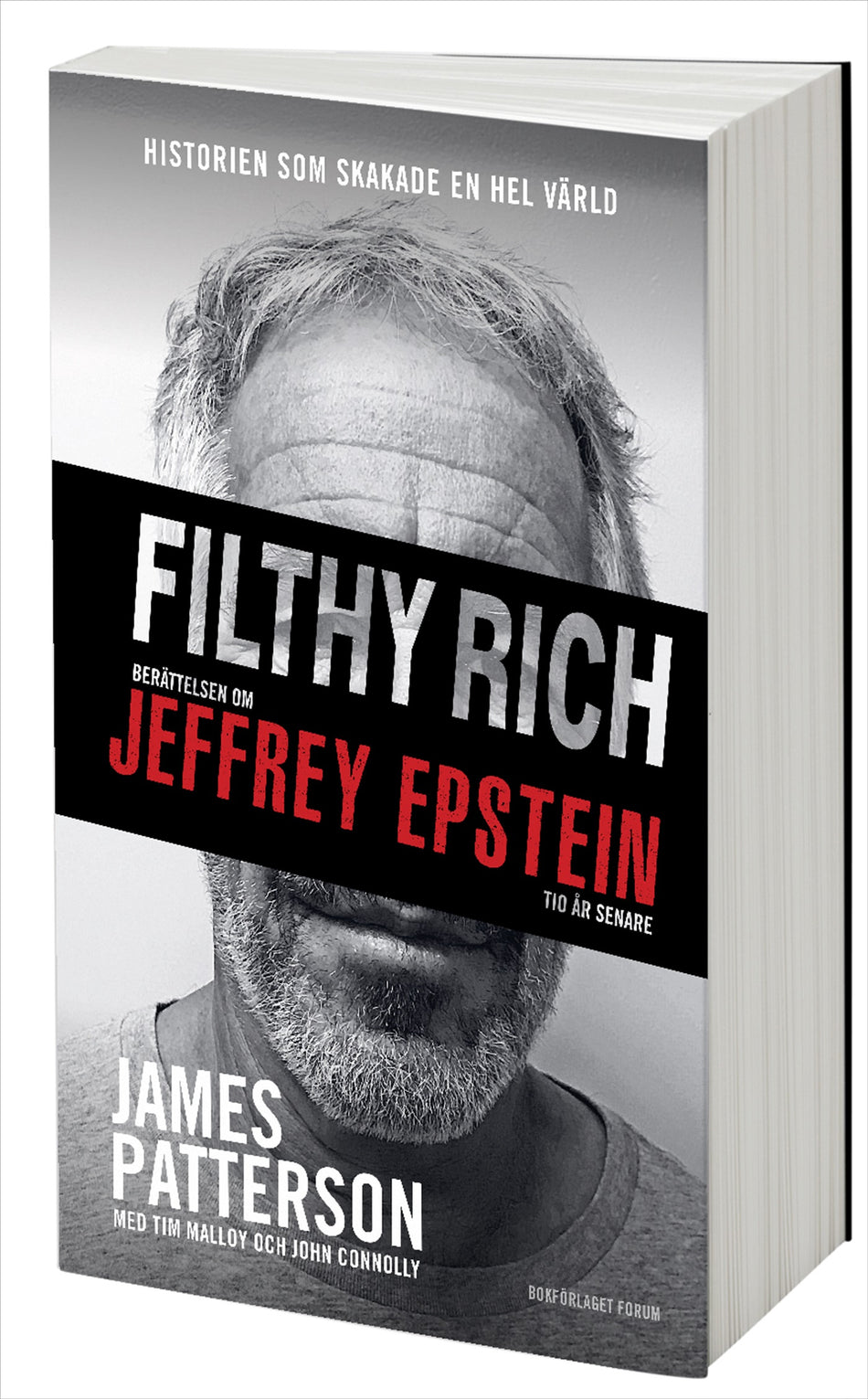 Valokuva kirjasta James Patterson Filthy Rich : berättelsen om Jeffrey Epstein, kuuluu tuoteryhmään Ruots muu tieto.